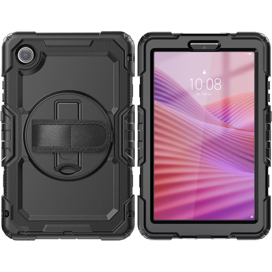 Lenovo Tab K9 / One 8.7 ケース シリコン TPU+PC 三層構造 耐衝撃