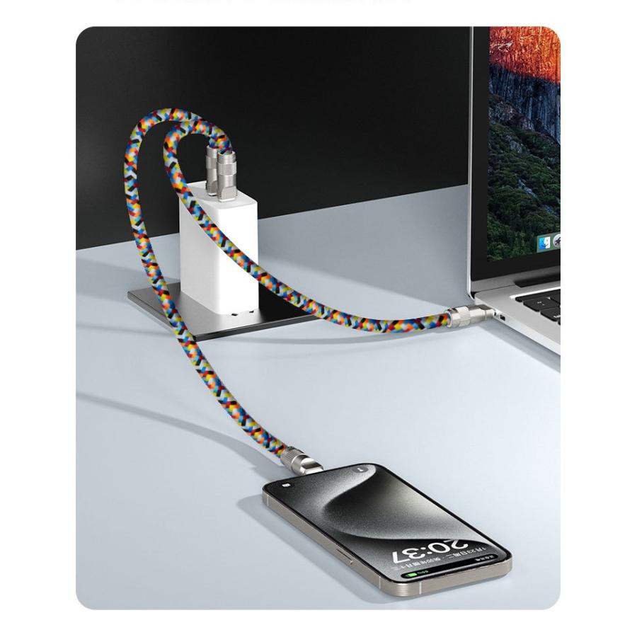 type c 充電ケーブル ストラップ 1本で２役 ケーブル 携帯ストラップ 手掛け 首掛けストラップ タイプcケーブル 60W高速充電 斜めがけ iphone アンドロイド スマ |  | 05