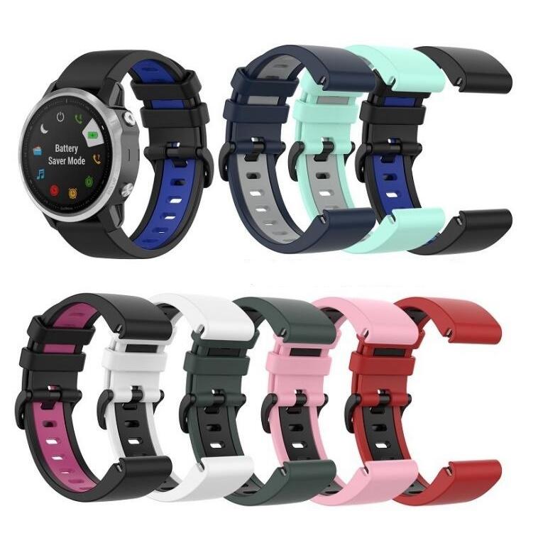 Garmin approach s62 s60 / Fenix 7 6 5 / forerunner 935 945 / instinct 2 / quatix5 instinct2 バンド シリカゲルバンド シリコン ベルト　リストバンド交換｜coco2018｜11