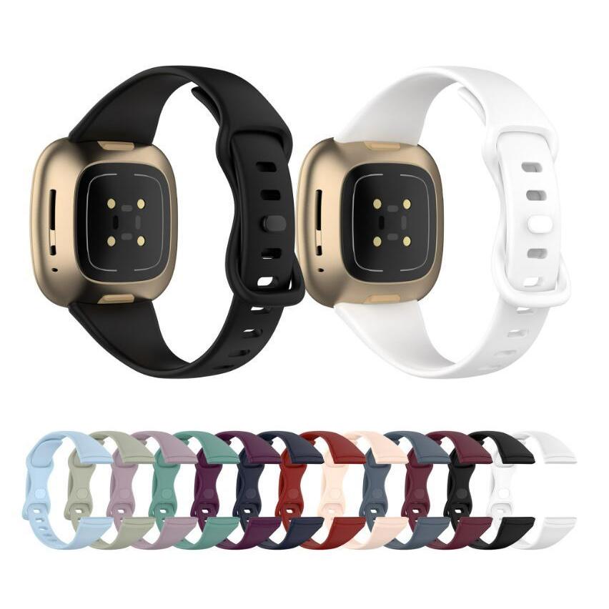 Fitbit Versa4 versa3 Fitbit Sense2 sense 用 バンド  シリコン フィットビット versa 3 4 sense 2  ベルト リストバンド交換 柔らか ウォッチ 腕時計 ウェアラ｜coco2018