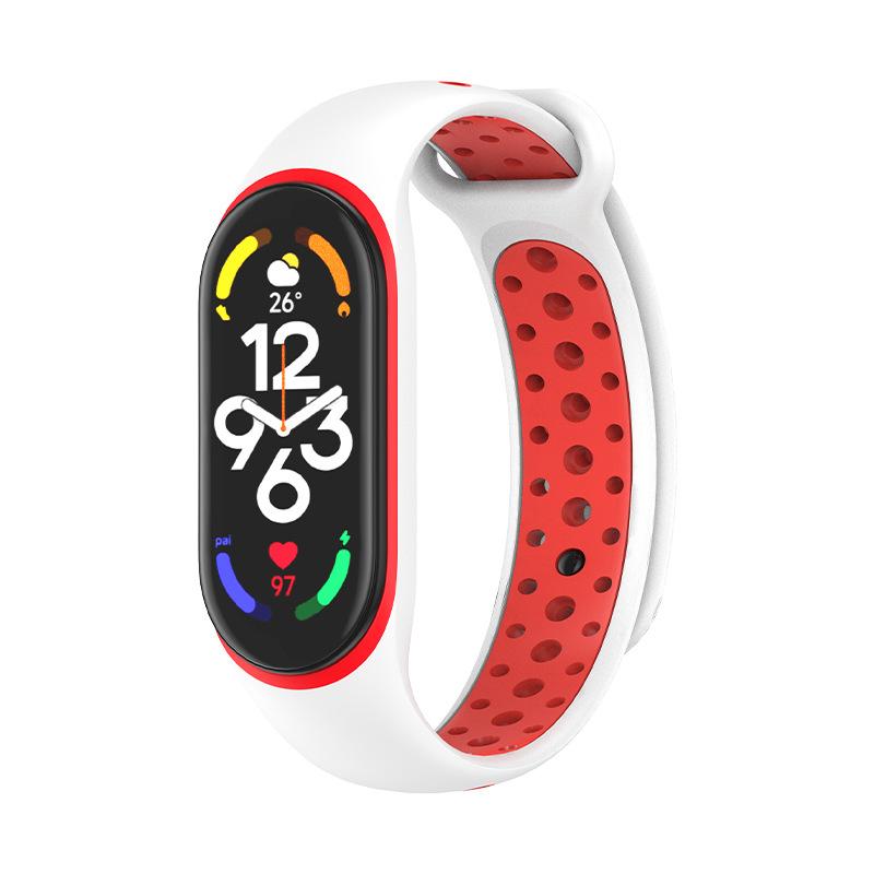 Cinturino Silicone Per Xiaomi Mi Band 7/6/5/4/3 - Impermeabile, Colorato, Con Anelli Di Installazione - Foto 5
