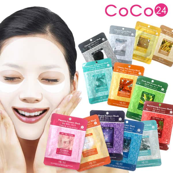 パック mijin シートマスク 100枚 1位 MJCARE ☆ 選べる10種 ミジン