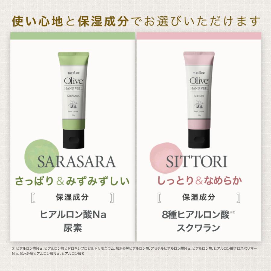 ハンドクリーム【各種 3本セット】ザキュア オリーブハンド