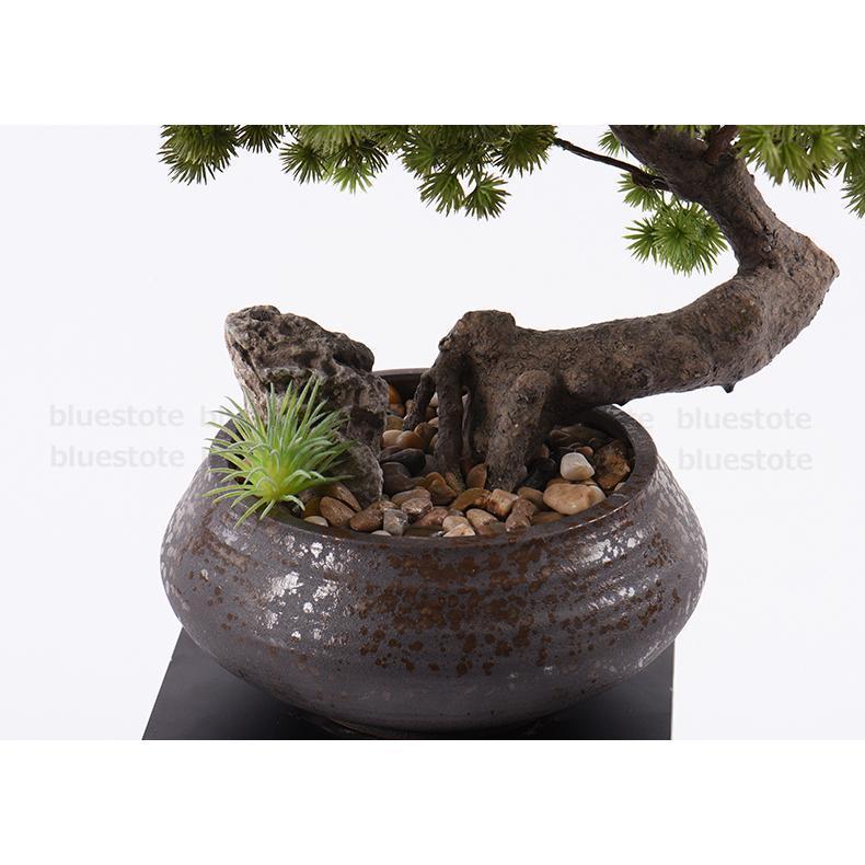 工芸品 常緑樹 松 人工植物盆栽 人工樹木 人工観葉植物 フェイクグリーン フェイク盆栽 インテリア 置物 居間/玄関 お祝い 縁起物 