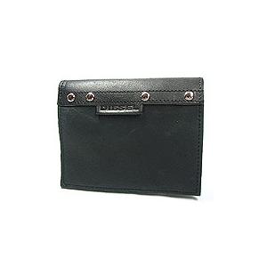 【DIESEL】ディーゼル　レザーVINTAGE風二つ折り財布　ブラック | COACH