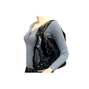 【Isabella Fiore】イザベラフィオーレ　ベロアブラック　ホーボーバック | COACH | 02