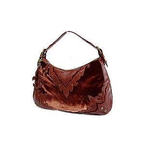 【Isabella Fiore】イザベラフィオーレ　ベロアブラウン　ホーボーバック | COACH