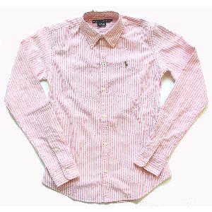 ラルフローレン（RALPH LAUREN） スリムフィットコットンブラウス ピンク