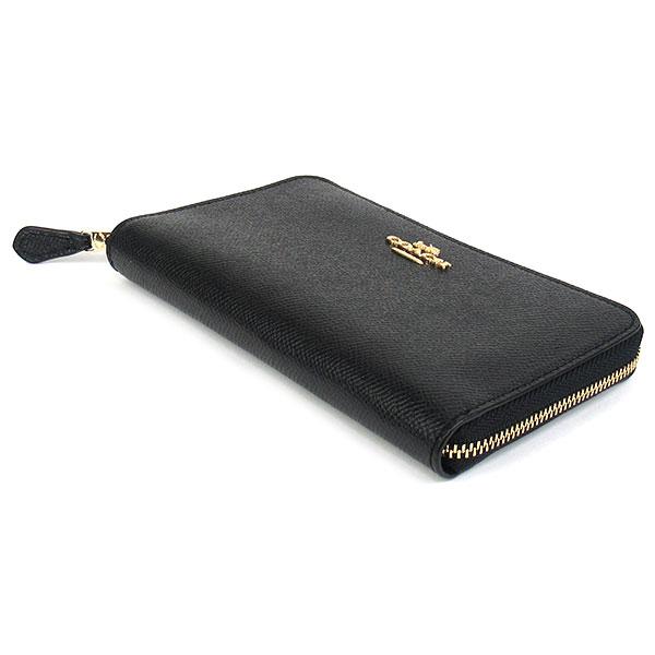 COACH（コーチ） 二つ折り財布 レディース レザー ラウンドファスナー