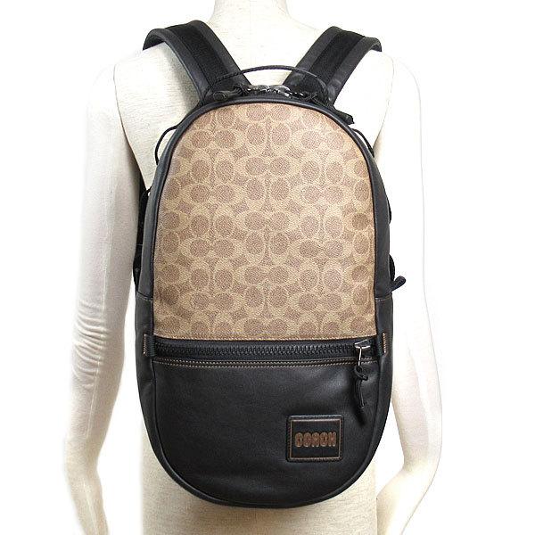 COACH（コーチ） リュックサック バッグ メンズ シグネチャー レザー