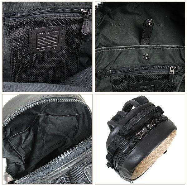 COACH（コーチ） リュックサック バッグ メンズ シグネチャー レザー