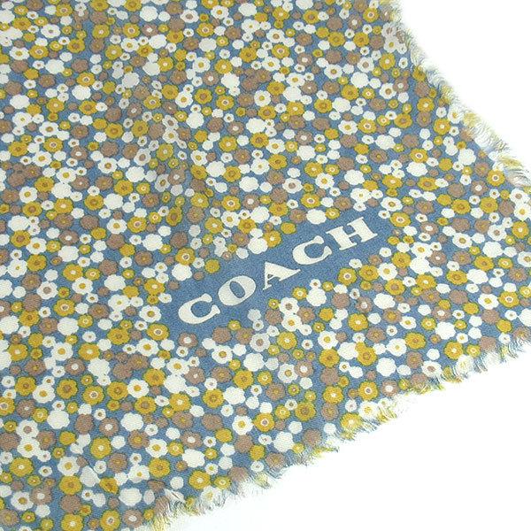 COACH（コーチ） スカーフ ストール レディース 花柄 馬車モチーフ