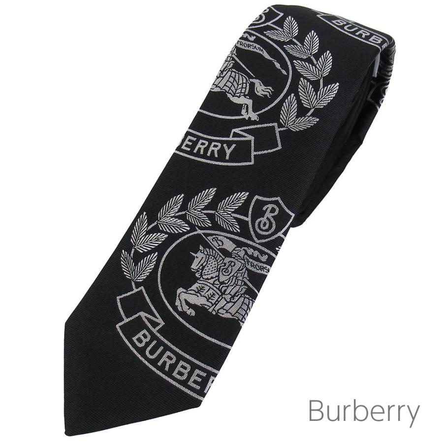 美品✨BURBERRY LONDON ネクタイ ホースロゴ シルク イタリア製 美品 バーバリー ストライプ ホースロゴ ネクタイ ネイビー