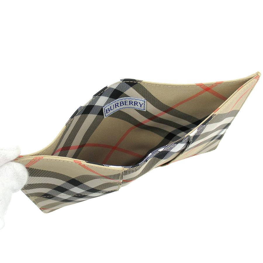 Burberry グレー チェック柄 パスポートケース BURBERRY バーバリー ロンドン パスポートケース パスポート
