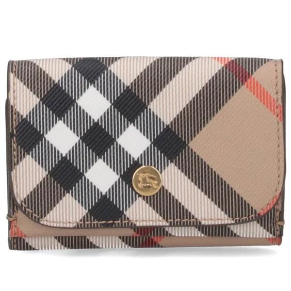【美品】BURBERRY チェック柄 三つ折り財布 BURBERRY バーバリー 三つ折り財布 バーバリーチェック スモール
