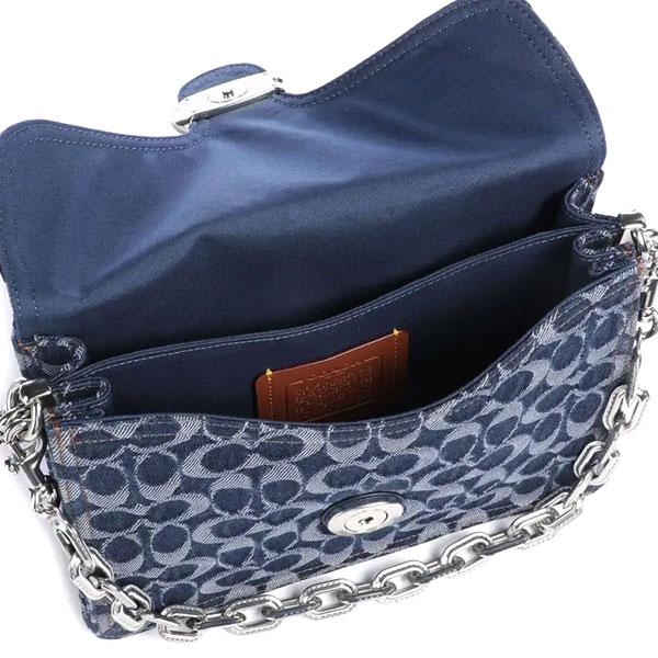 COACH コーチ ショルダーバッグ レディース 2Way デニム