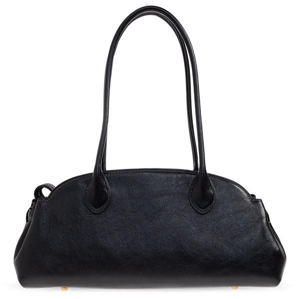 COACH 黒レザー トートバッグ コーチ 黒革 トートバッグ