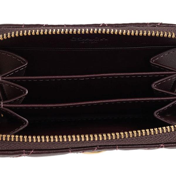 コーチ 小銭入れ コインケース カードケース メンズ レディース COACH キルティングレザー ストライプ ラウンドファスナー | COACH | 02