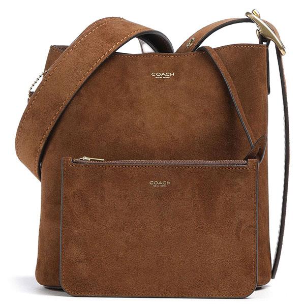 コーチ ショルダーバッグ レディース COACH スエードの画像