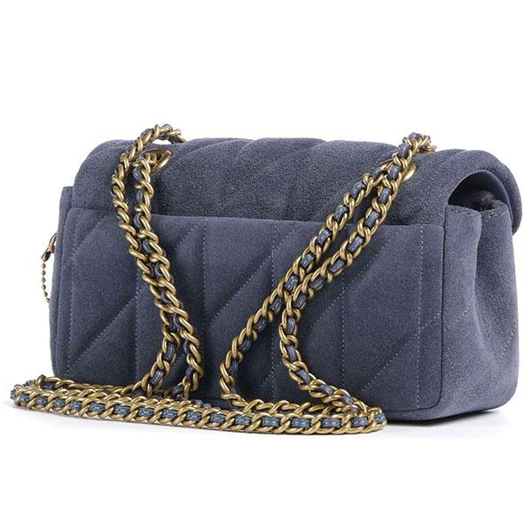 コーチ 斜めがけショルダーバッグ ポシェット レディース COACH キルティング スエード ストライプの画像