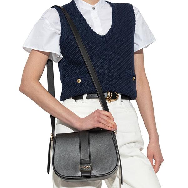 ケイトスペード ショルダーバッグ レディース kate spade レザー ストライプの画像