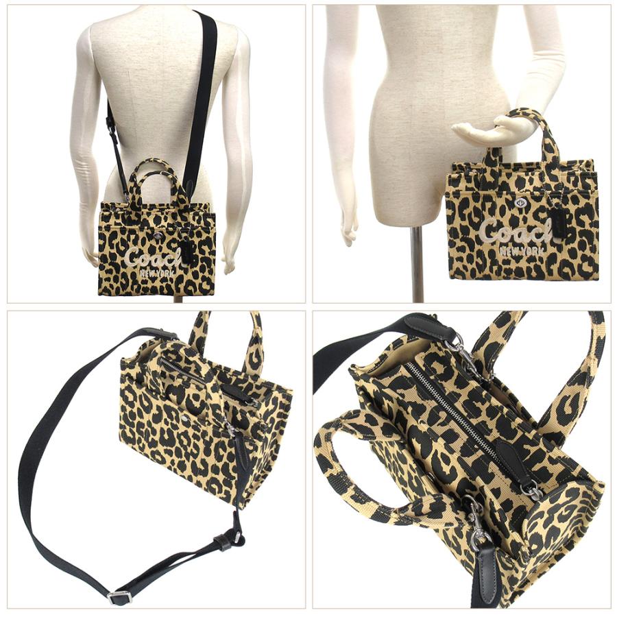 COACH コーチ トートバッグ レディース 2Way キャンバス ヒョウ