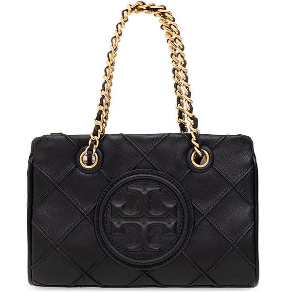 Tory Burch ブラックレザーハンド2wayトートバッグ TORY BURCH トリーバーチ トートバッグ Tory Burch レディース