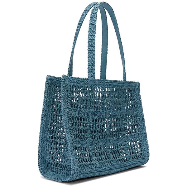 Tory Burch ロゴ入り かごバッグ TORY BURCH トリーバーチ かごバッグ トートバッグ レディース