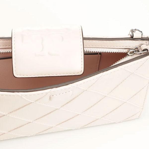 トリーバーチ ショルダーバッグ ポシェット Tory Burch レディース キルティングレザーの画像