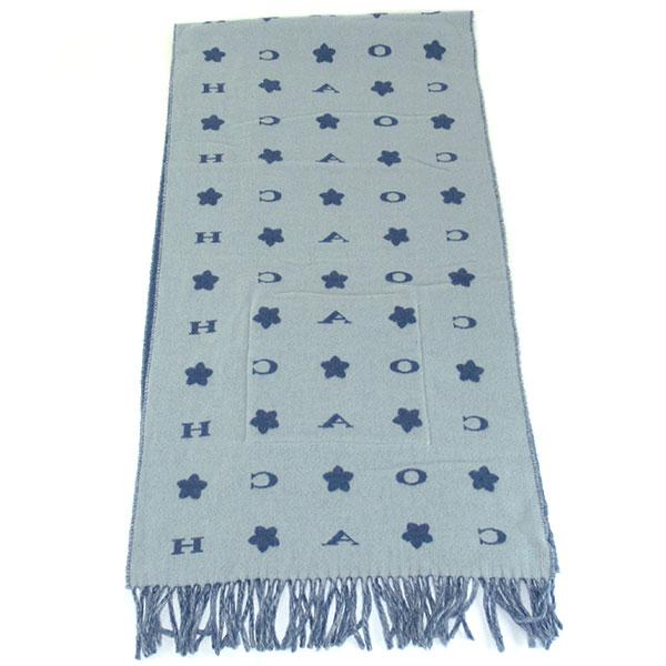 COACH（コーチ） マフラー ストール レディース 星 スター ロゴ ウール