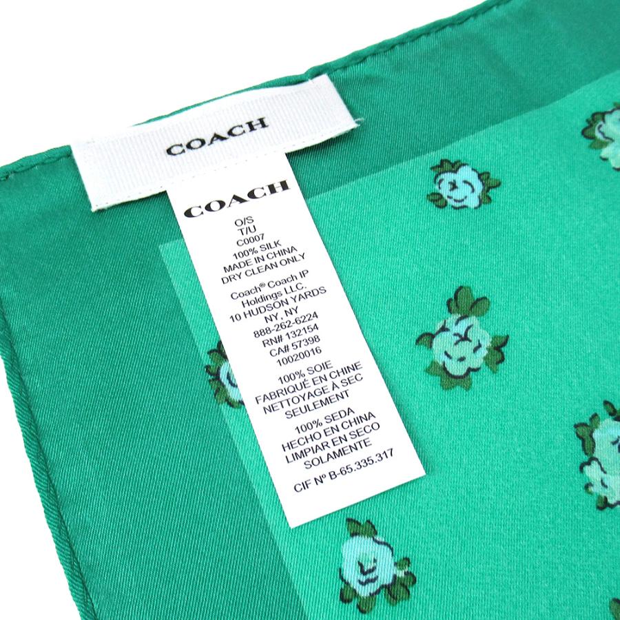 コーチ スカーフ レディース COACH 花柄 馬車モチーフ シルク | COACH | 05