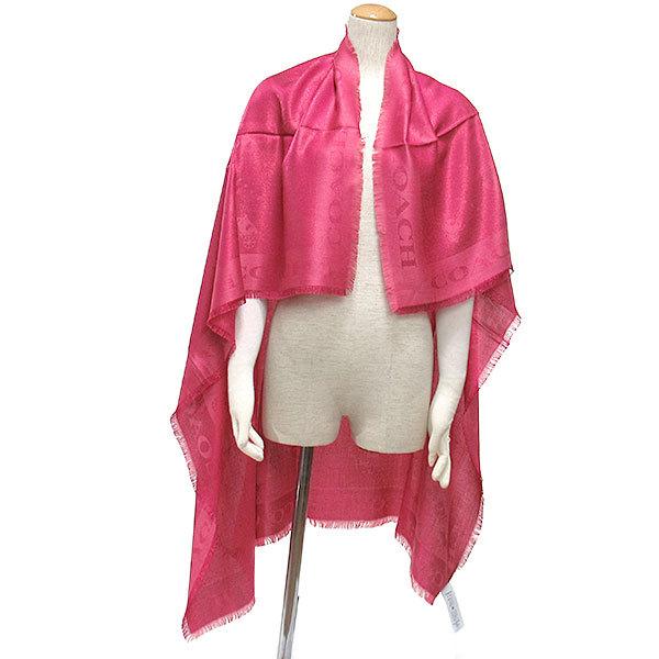 COACH（コーチ） スカーフ ストール レディース 馬車モチーフ ラメ