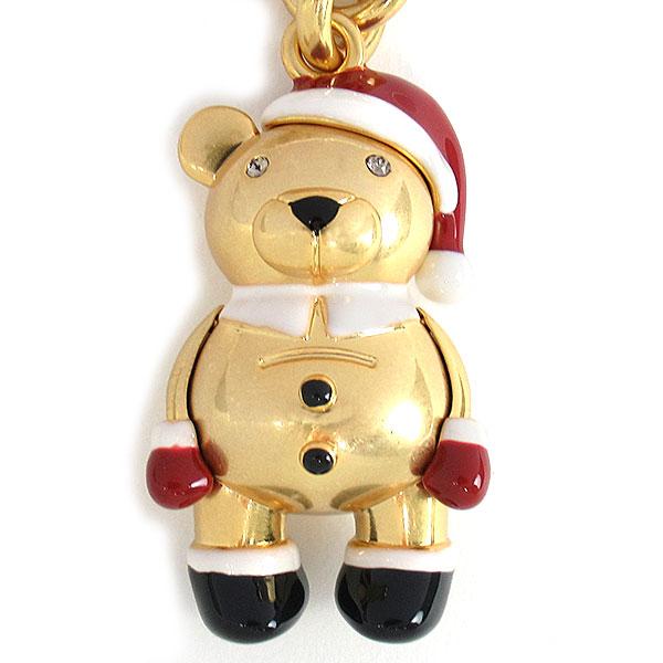 ブランド買うならブランドオフコーチ キーホルダー バッグチャーム サンタ COACH クマ クリスマス テディベア レディース キーリング 熊 財布、帽子、ファッション小物 コーチ COACH キーホルダー レディース キーリング ベアー サンタ サンタクロース クリスマス C7099GLD ネコポス