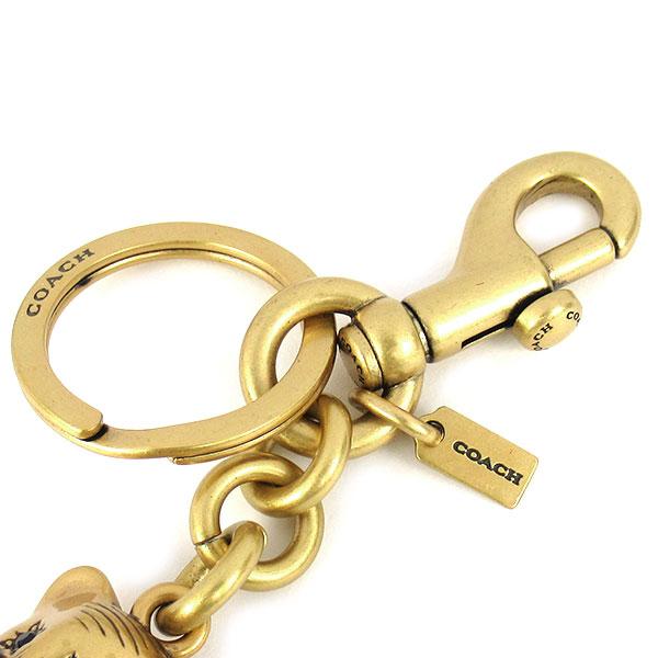 レッド系 コーチ キーホルダー バッグチャーム キーリング メンズ