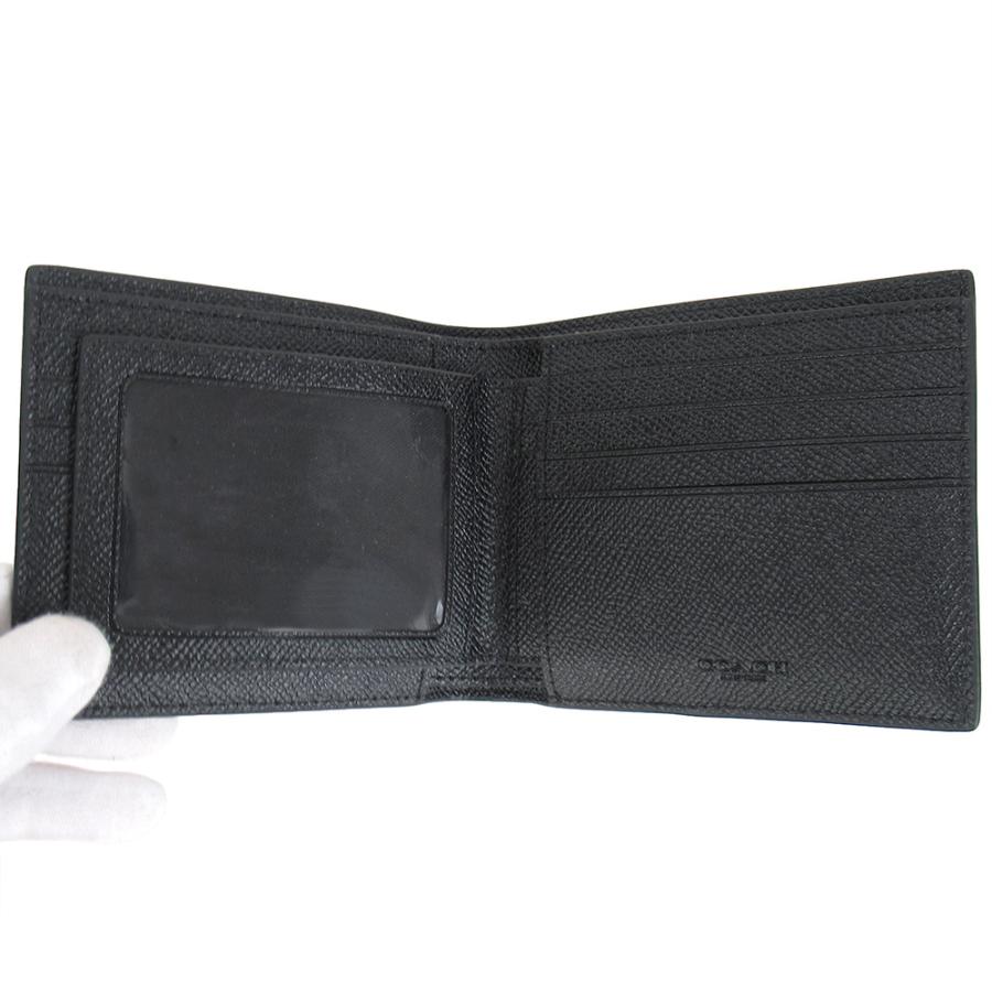 COACH（コーチ） 二つ折り財布 定期入れ パスケース IDケース メンズ