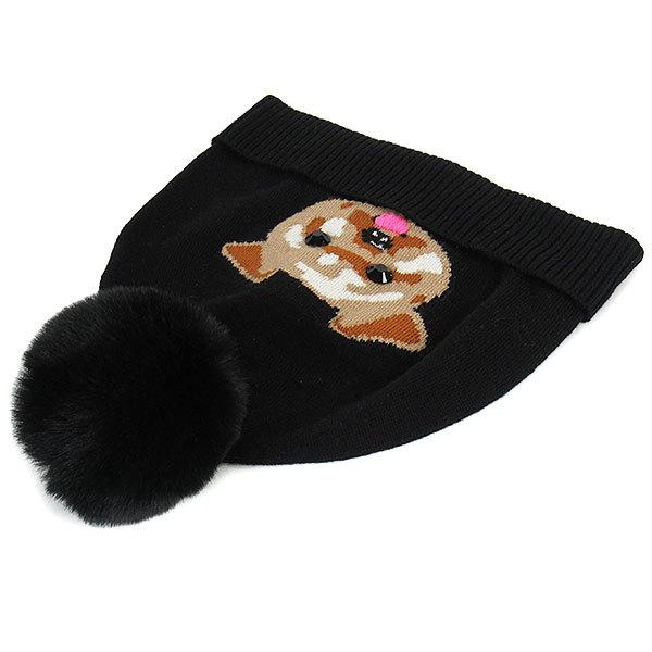 ケイトスペード ニット帽 帽子 ニットキャップ kate spade 犬 イヌ  