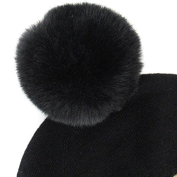 ケイトスペード ニット帽 帽子 ニットキャップ kate spade 犬 イヌ  