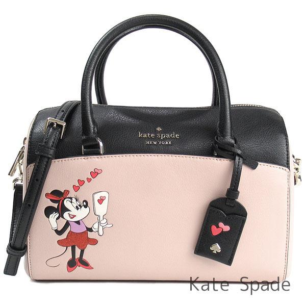 おしゃれ ケイトスペード ハンドバッグ ミニボストンバッグ Kate Spade ディズニー ミニーマウス コラボ商品 2way レザー 斜めがけ可能 メール便送料無料 Www Skylanceronline Com