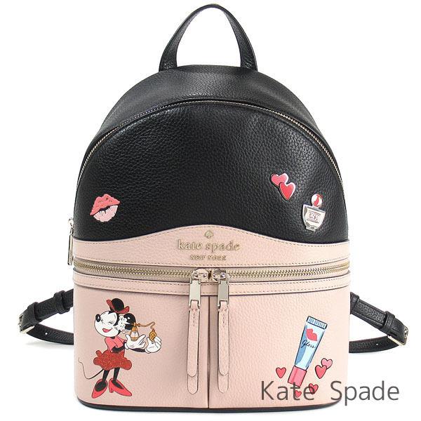配送員設置送料無料 ケイトスペード リュックサック バッグ Kate Spade ディズニー ミニーマウス コラボ商品 レザー 最安値に挑戦 Radhikafacility Co In