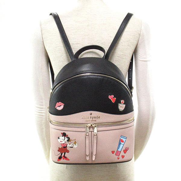 熱販売 ケイトスペード リュックサック レザー コラボ商品 ミニーマウス ディズニー Spade Kate バッグ リュックサック デイパック ラッピングを希望しますか いいえ Www Aucs It