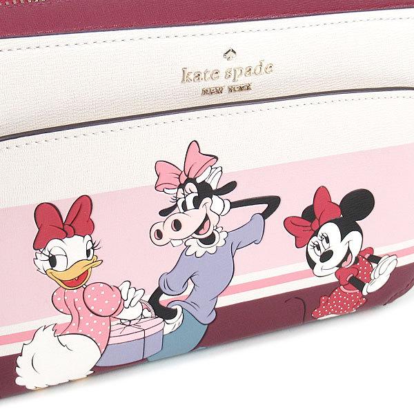 ケイトスペード ショルダーバッグ 斜めがけ ポシェット kate spade ディズニー クララベル ミニーマウス デイジー コラボ商品 レザー