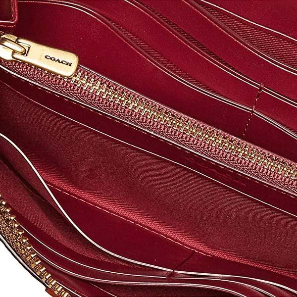 COACH（コーチ） 長財布 レディース シグネチャー ラウンドファスナー