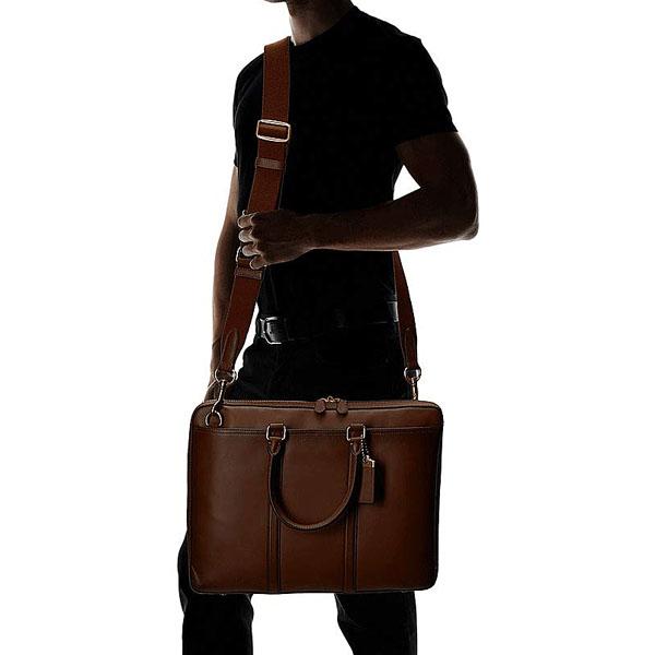 コーチ ビジネスバッグ ブリーフケース メンズ COACH 2Way レザーの画像