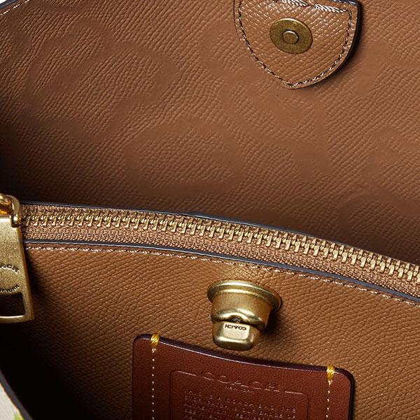 COACH コーチ ショルダーバッグ レディース 2Way 花柄 レザー COACH コーチ ショルダーバッグ レディース 2Way 花柄 レザー