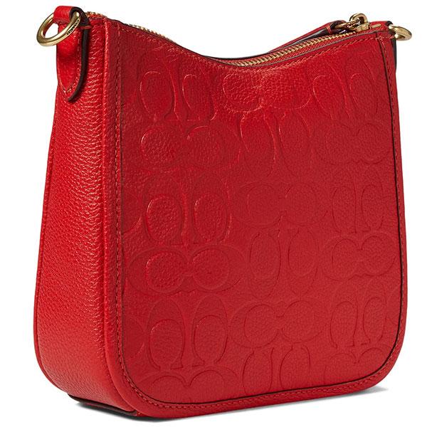 COACH ジェニファーロペス コラボ ショルダーバッグ 赤 レッド 【公式 