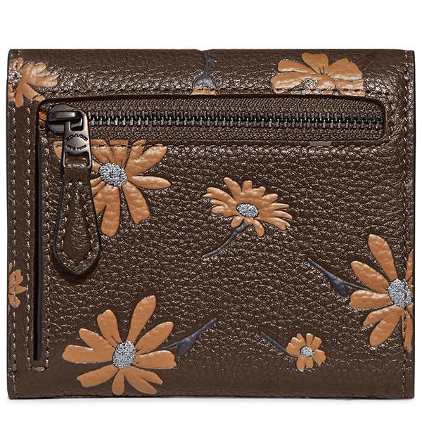 COACH コーチ 三つ折り財布 レディース 花柄 レザー COACH コーチ 三つ折り財布 レディース 花柄 レザー