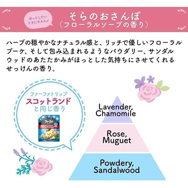 ファーファ くまボトル 柔軟剤 フルーツパーティー 500ml + そらのおさんぽ 500ml + さくらものがたり 450ml 各1個 +Chabelくじ｜cocoa-store｜05