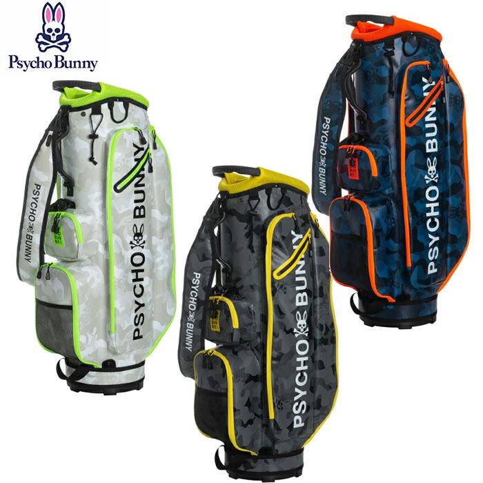 一部即納OK　　サイコバニー 　キャディバッグ ターポリンCAMOPBMG2SC6　 　-Psycho Bunny-
