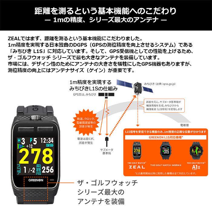 GREENON -グリーンオン- ザ・ゴルフウォッチ ノルム2 高精度GPS