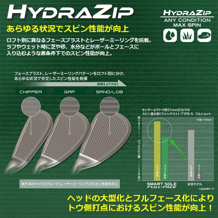 SMART SOLE Cleveland SMART FULL-FACE ウェッジ KBS Hi-Rev MAX105